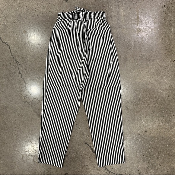 Zara High Waisted Striped Pant - Picture 5 of 9